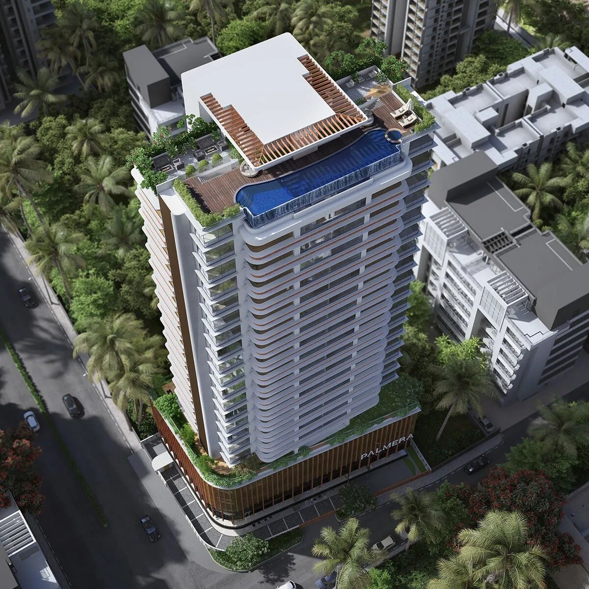 Pantheion Palmera Tower View