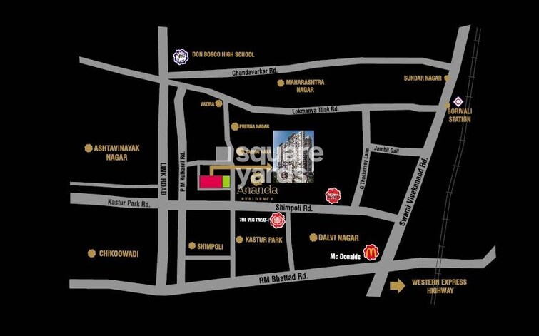 Paradigm Ananda Residency Location Image