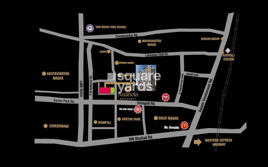 Paradigm Ananda Residency Location Image