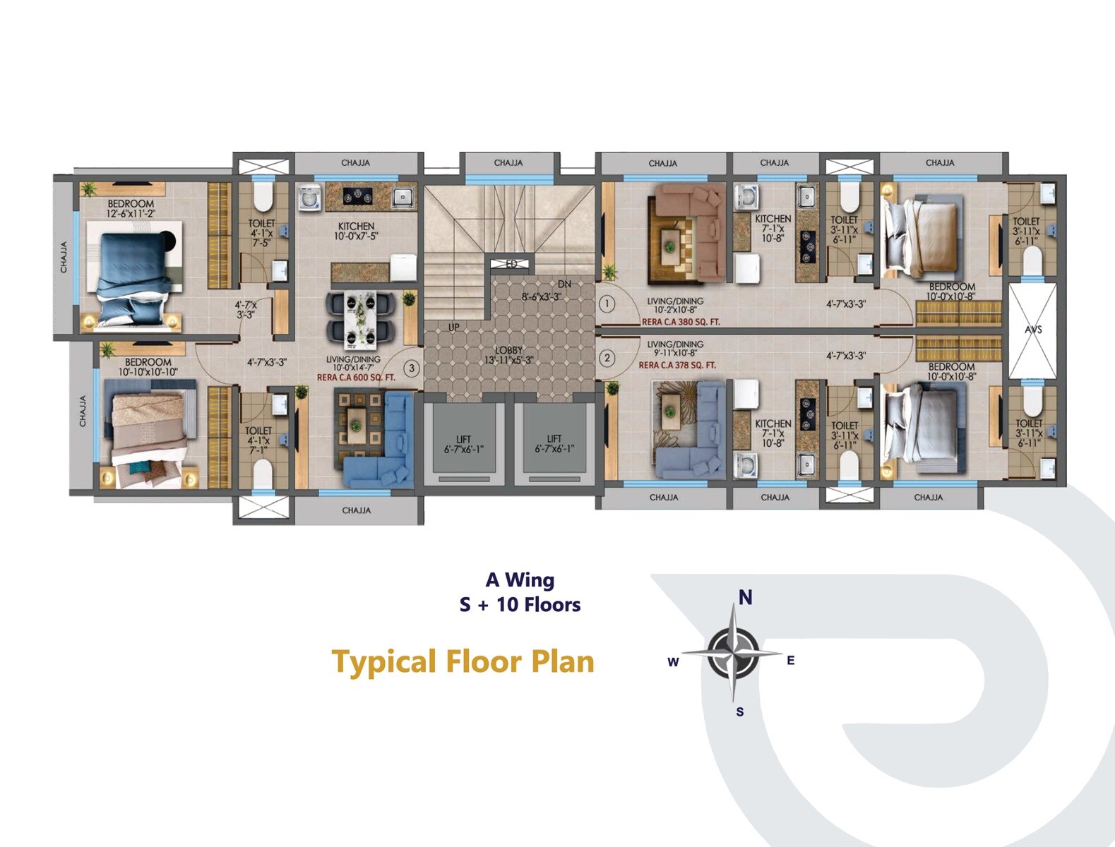Param Preesha Paradise Floor Plans