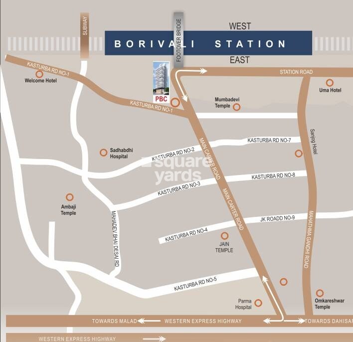 Paras Business Center Location Image