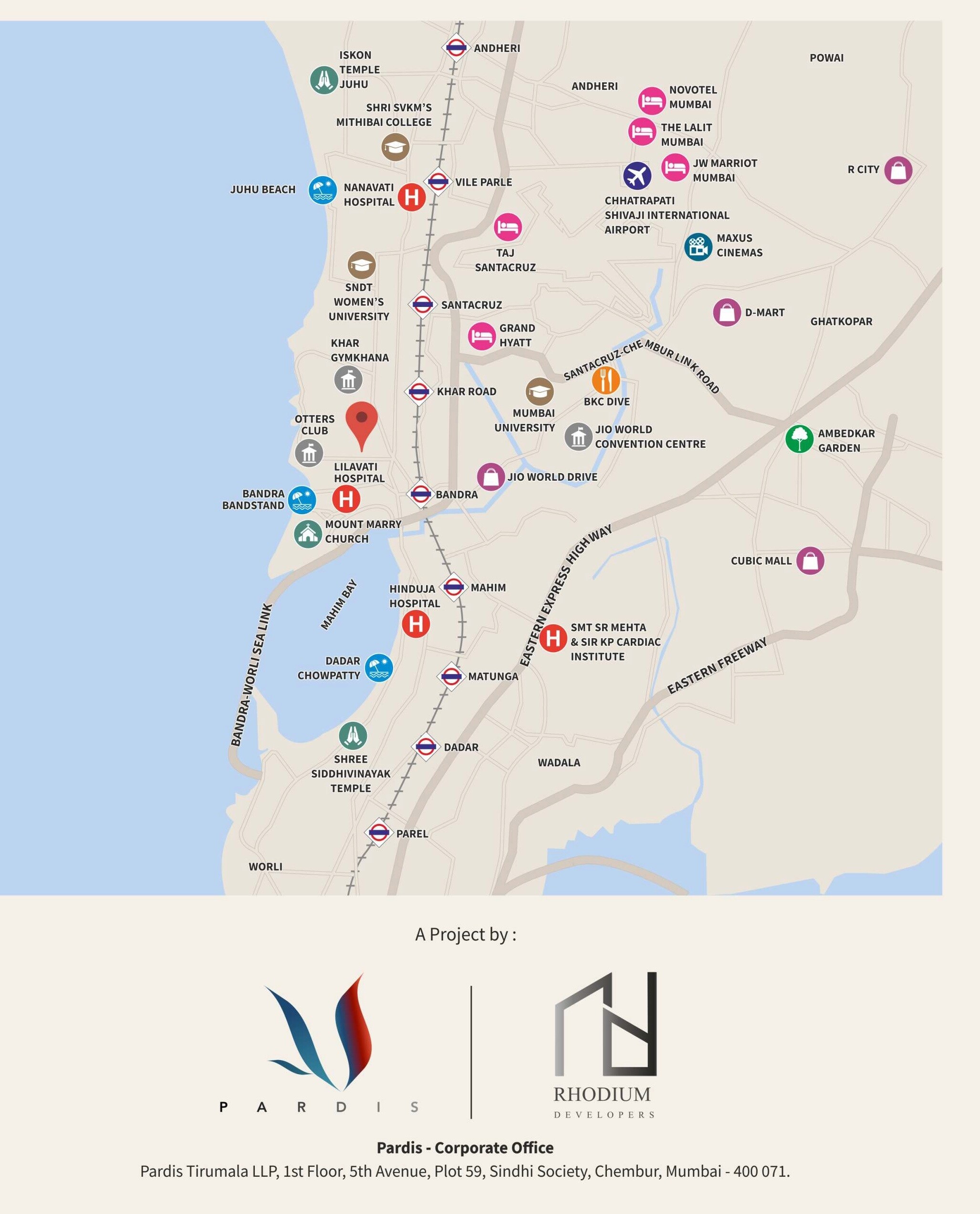 Pardis Shangrila Location Image