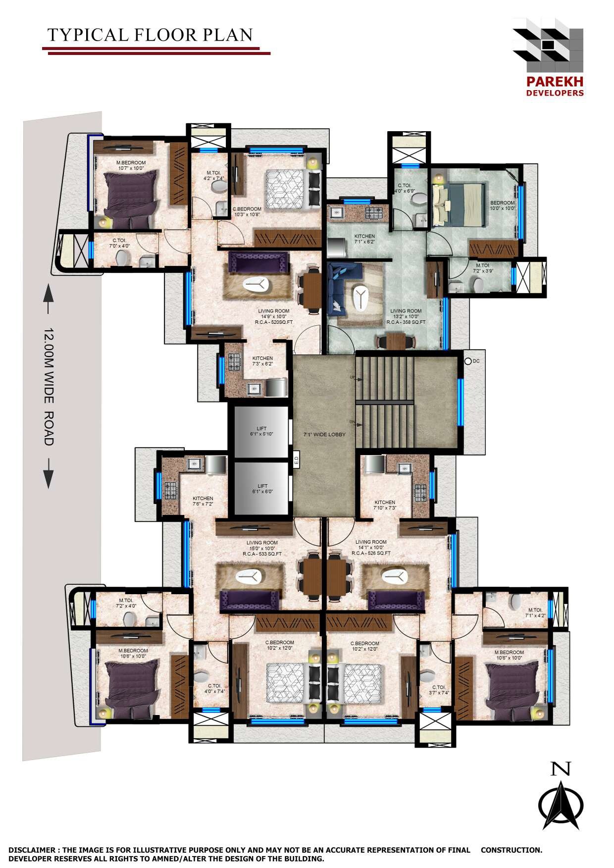 Parekh Radiance Floor Plans