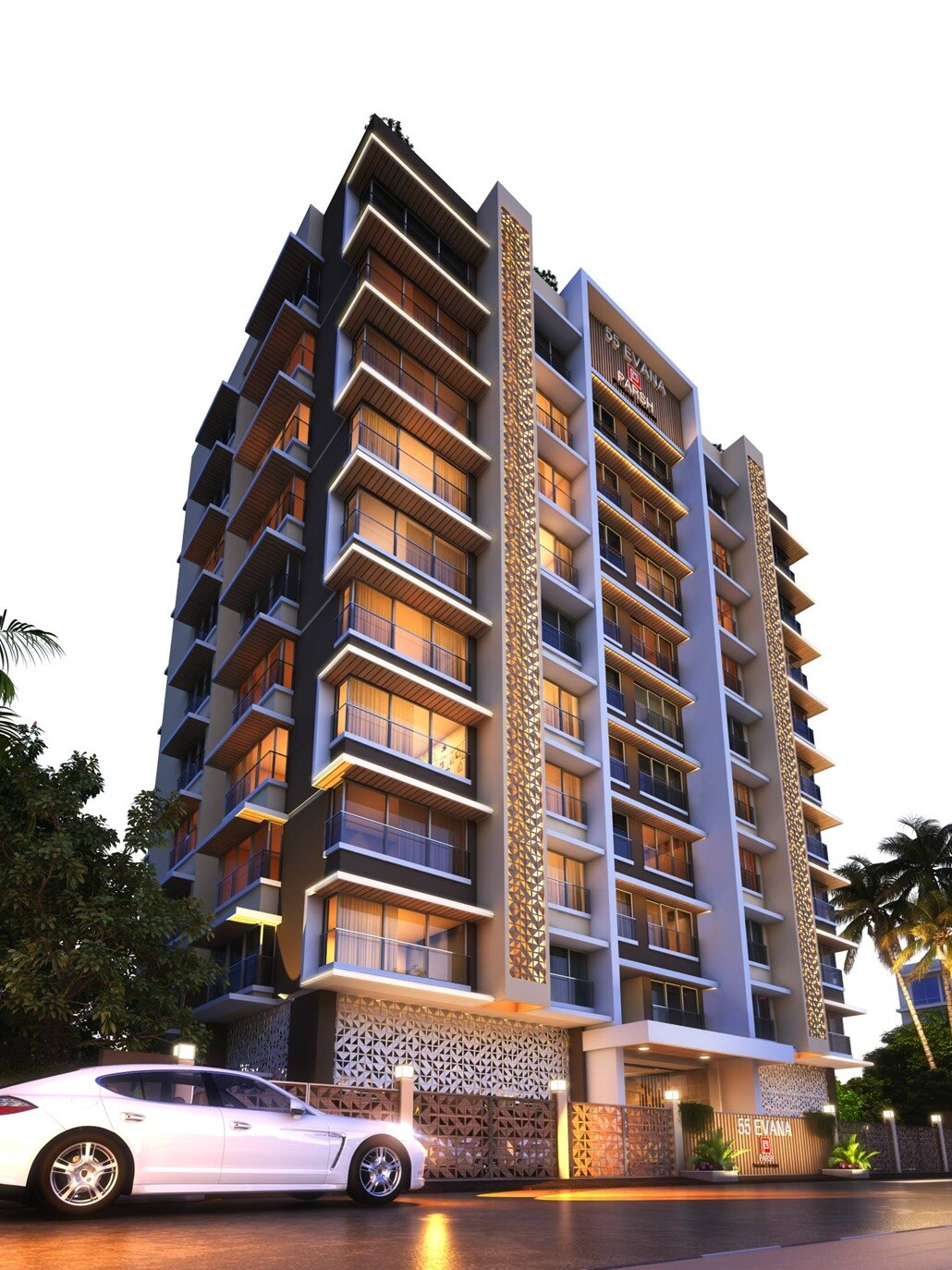 Parsh 55 Evana Apartment Exteriors