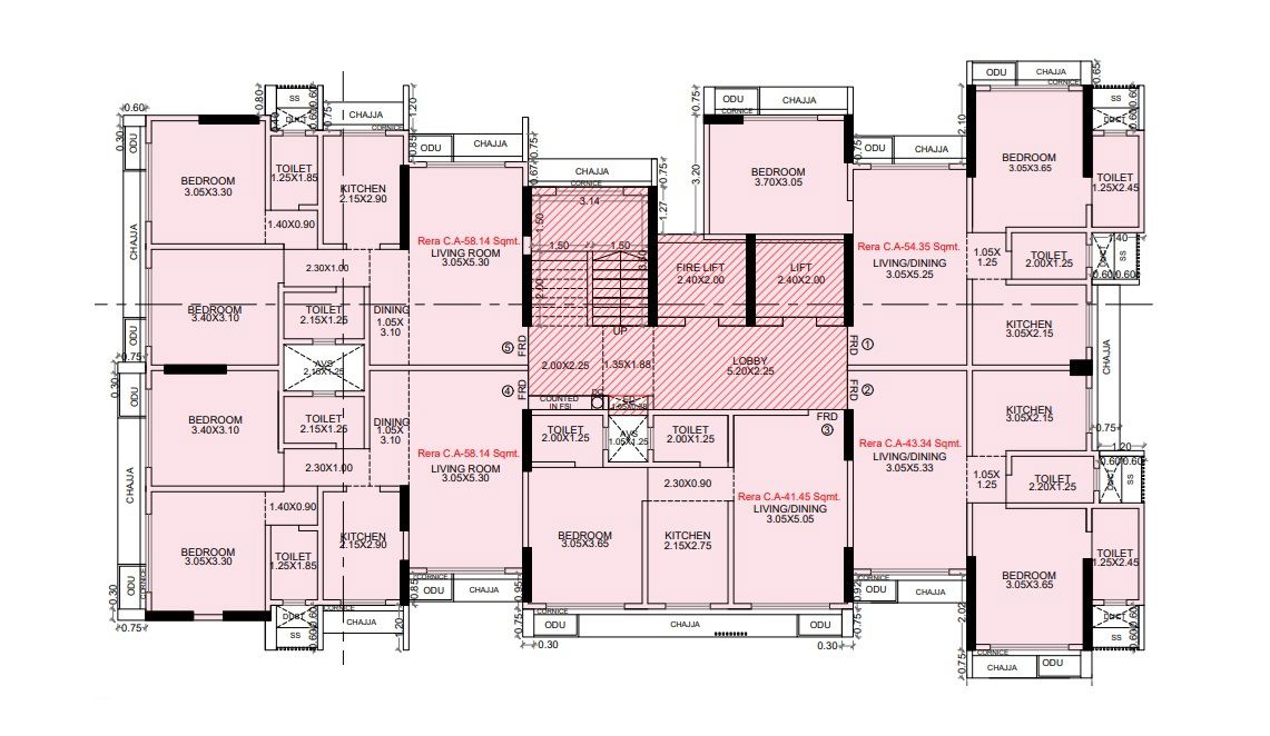 Parsh 66 Infinia Floor Plans
