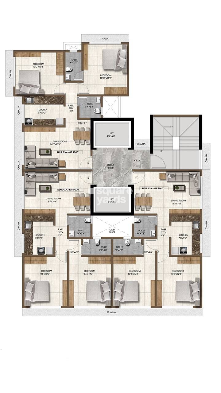 PCPL Two One Two Apartment Floor Plans