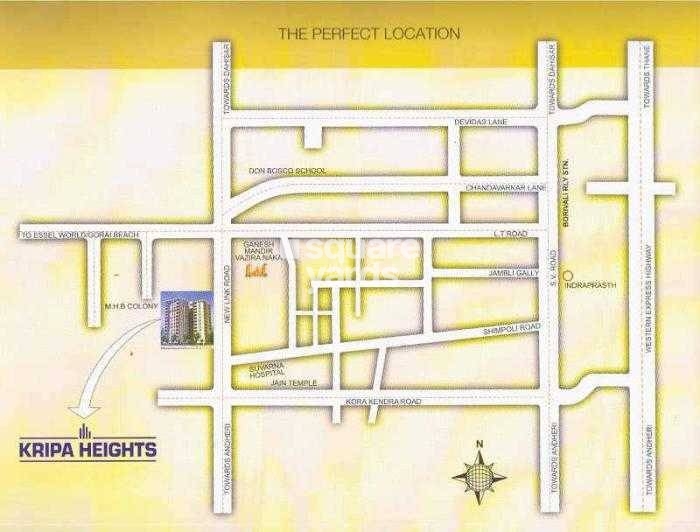 Peerless Kripa Heights Location Image