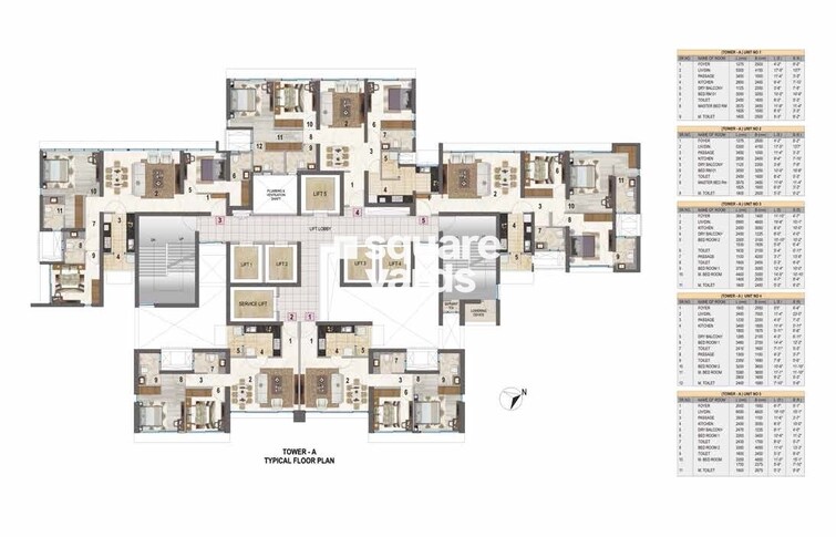 Peninsula Salsette 27 Floor Plans 1