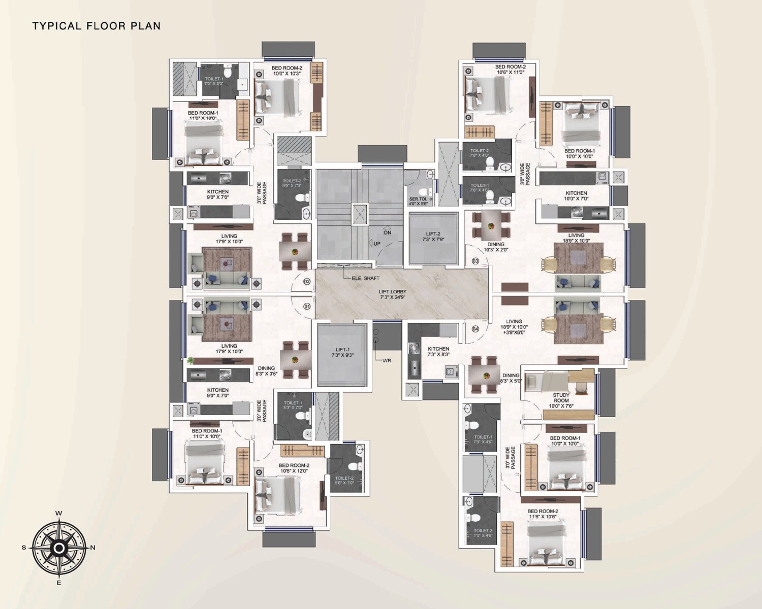 Pentagon Mantri Our Home Floor Plans