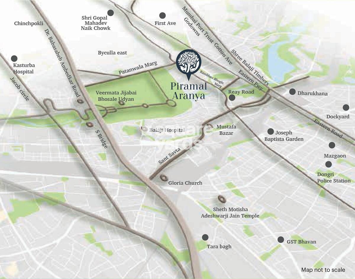 Piramal Aranya Ahan Location Image