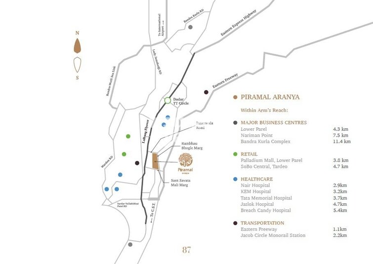 Piramal Aranya Location Image
