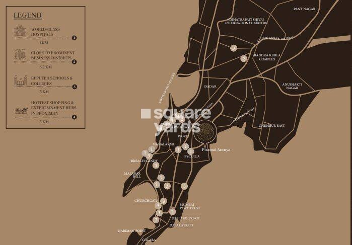 Piramal Aranya Wing B Location Image 1