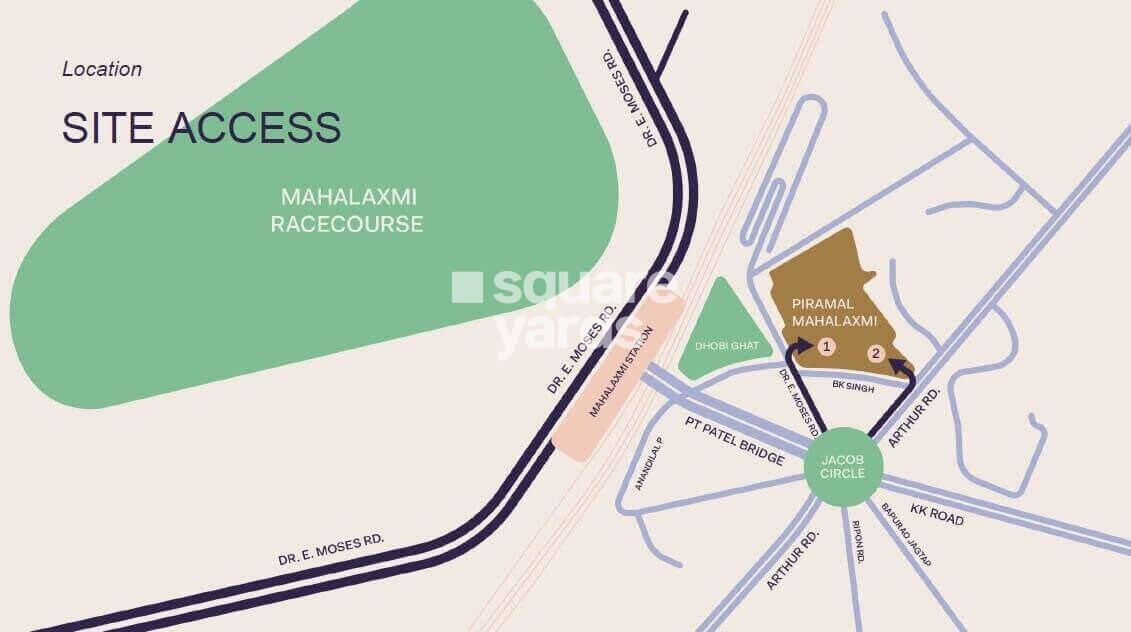 Piramal Mahalaxmi Central Tower 2 Location Image