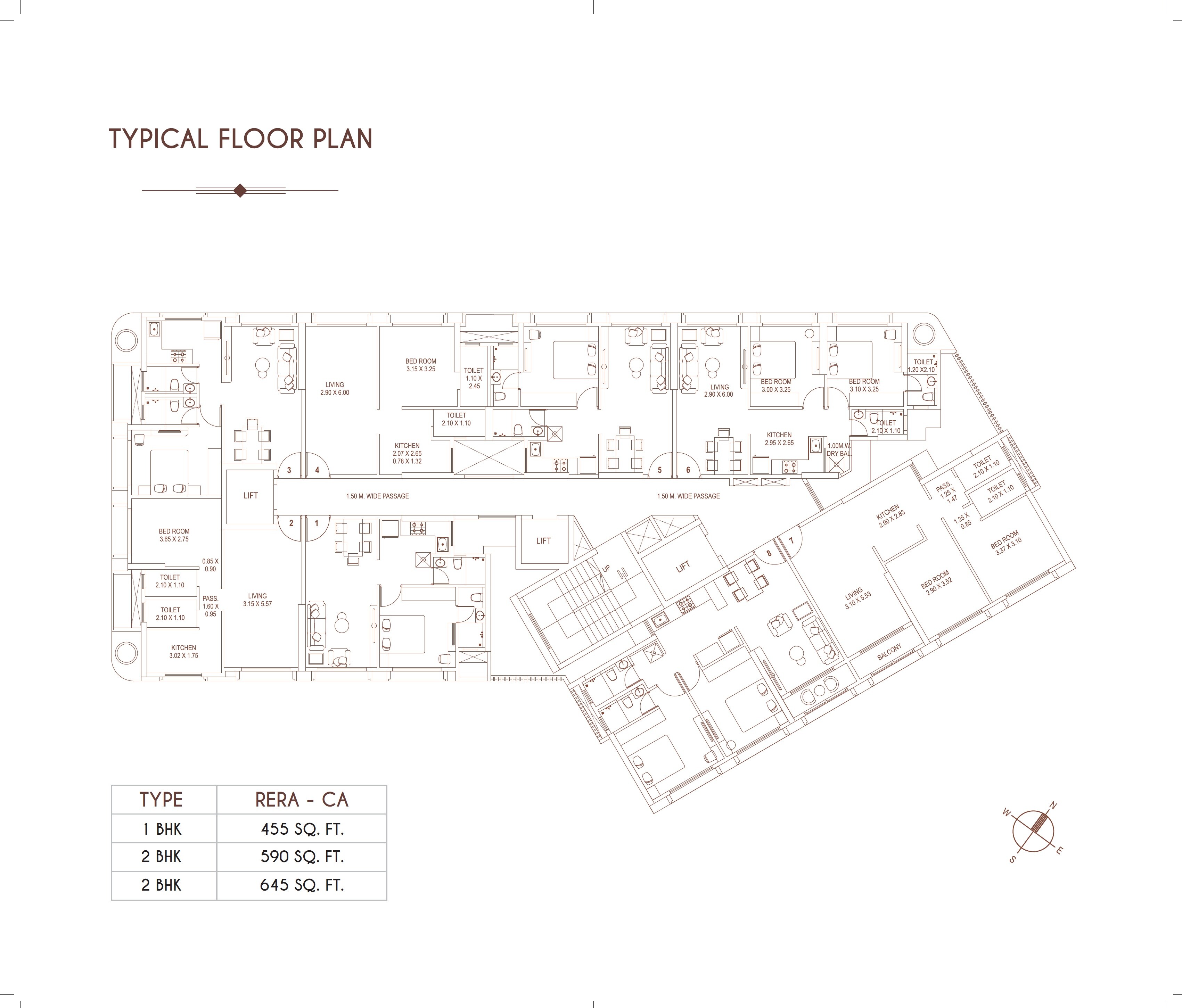 Platinum 53 West Floor Plans