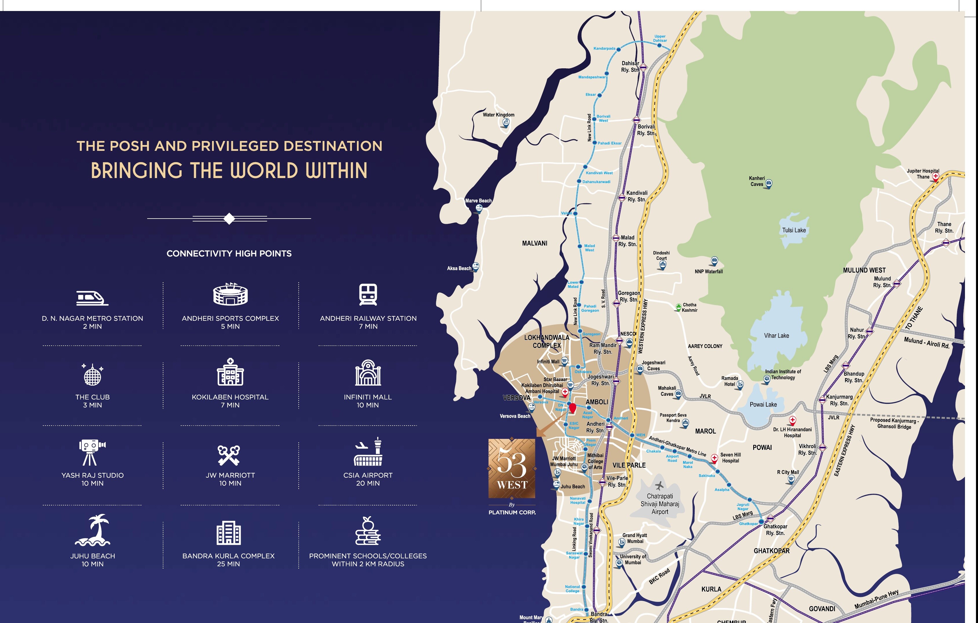 Platinum 53 West Location Image