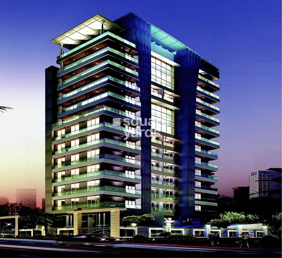 Platinum Gorwani Apartment Tower View