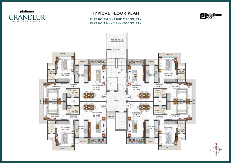 Platinum Grandeur Floor Plans
