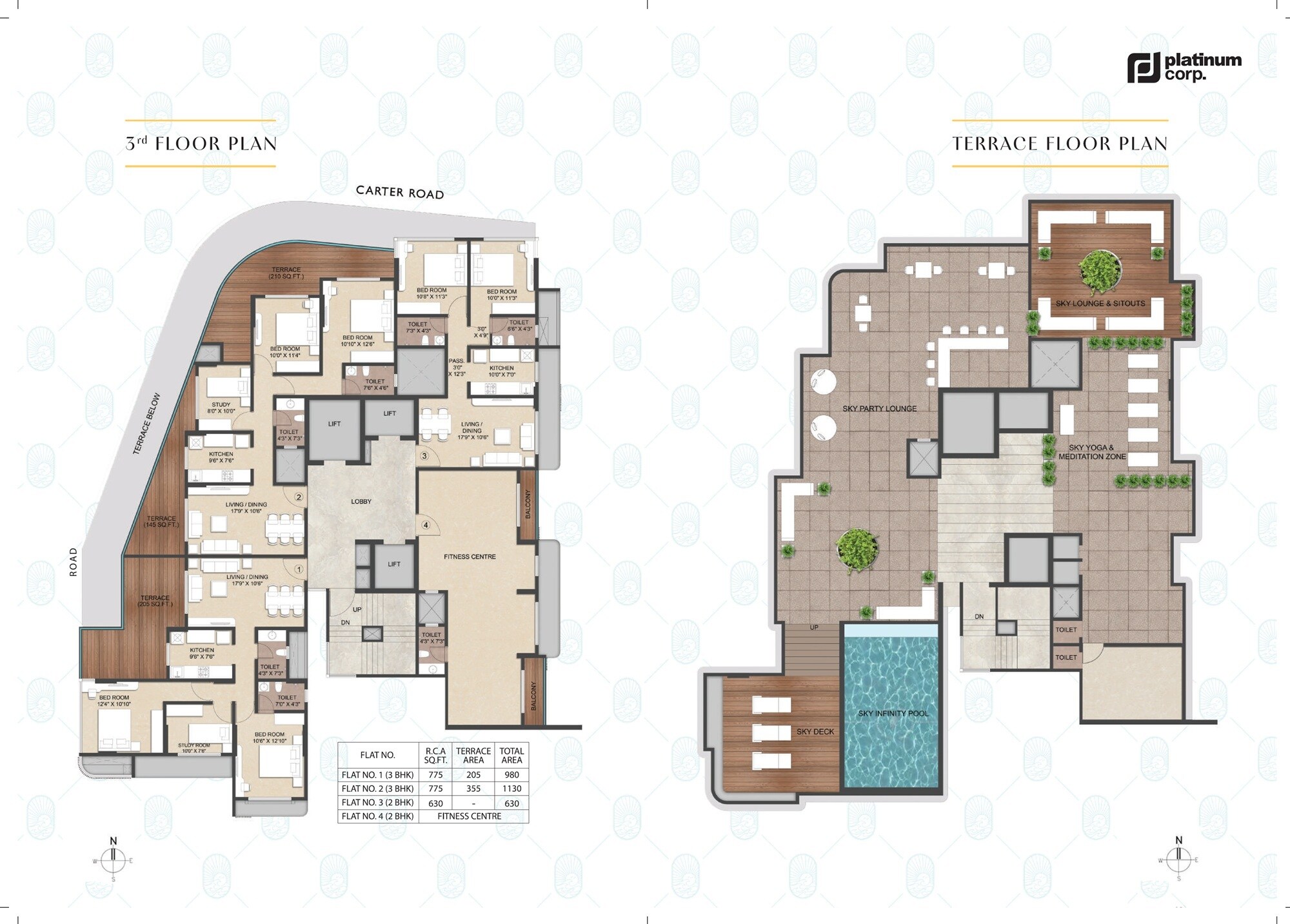 Platinum Oceanic Floor Plans 2
