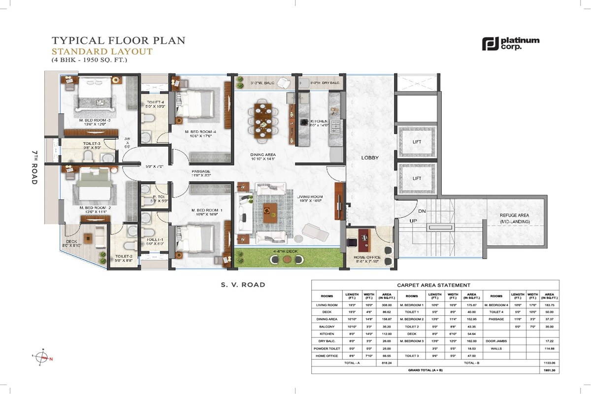 Platinum Vista Floor Plans