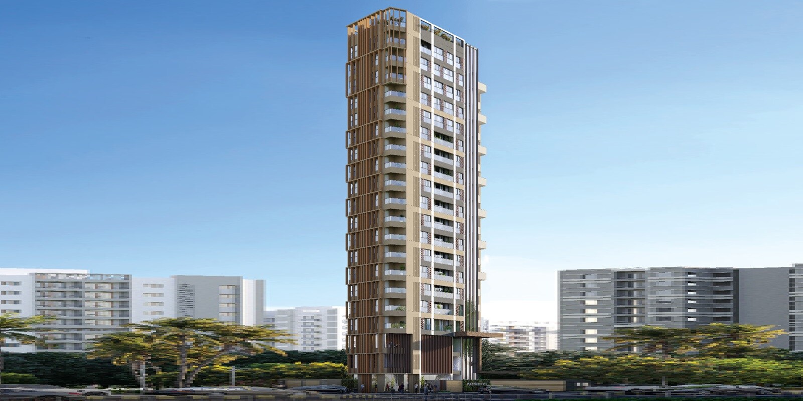 Platinum Vista residential project in Khar West