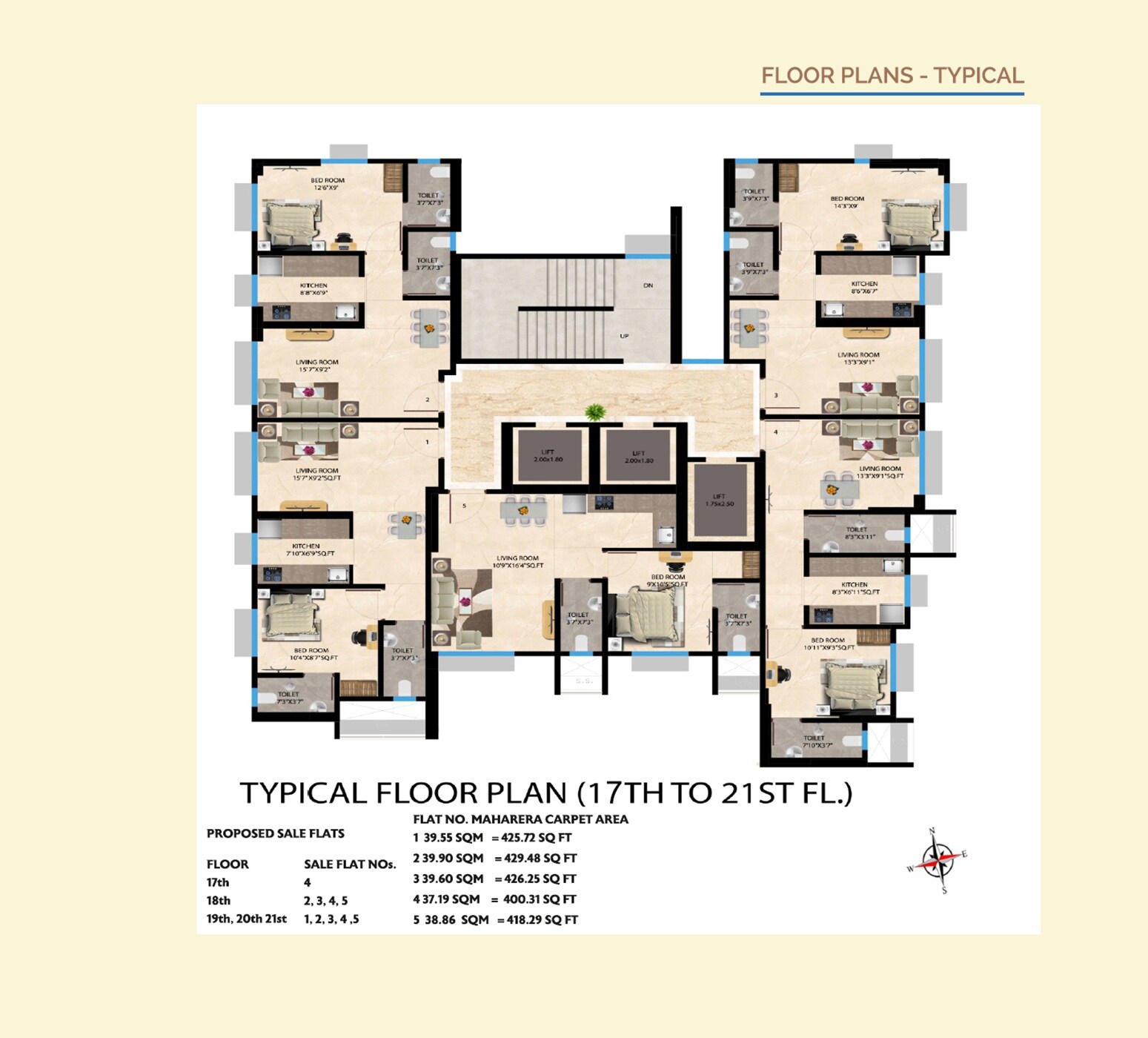 Podar Avanta Heights Floor Plans