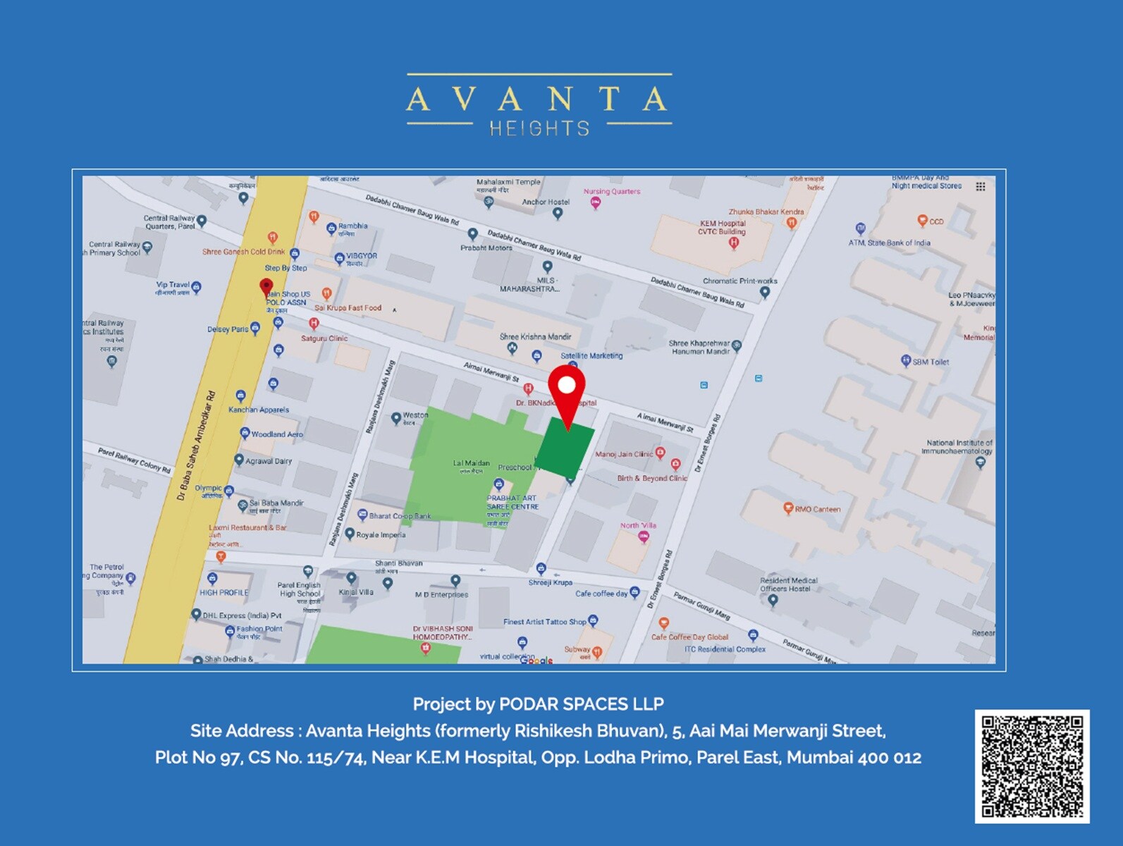 Podar Avanta Heights Location Image