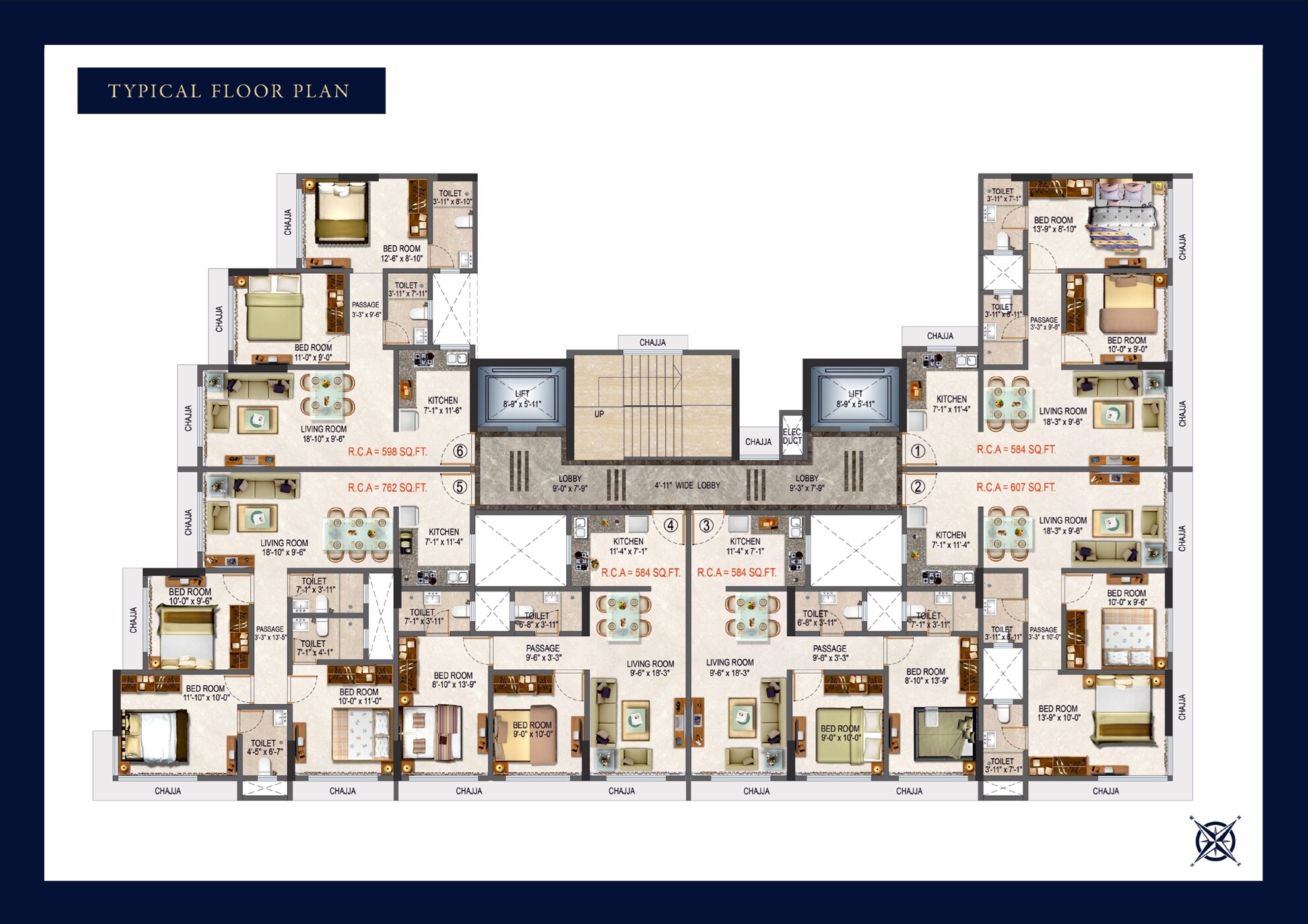 Poddar Harmony Floor Plans