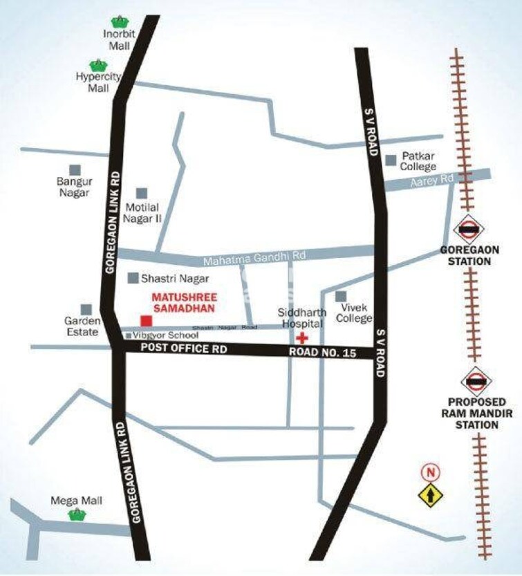 Poddar Samadhan Apartments Location Image