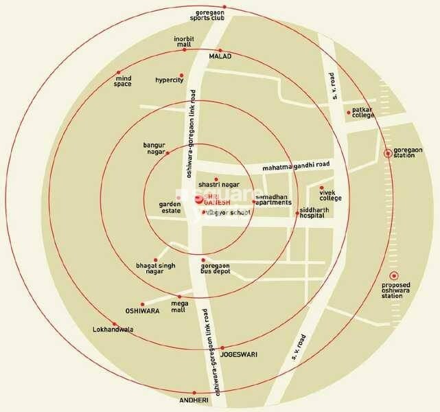 Poddar Shri Ganesh Apartment Location Image