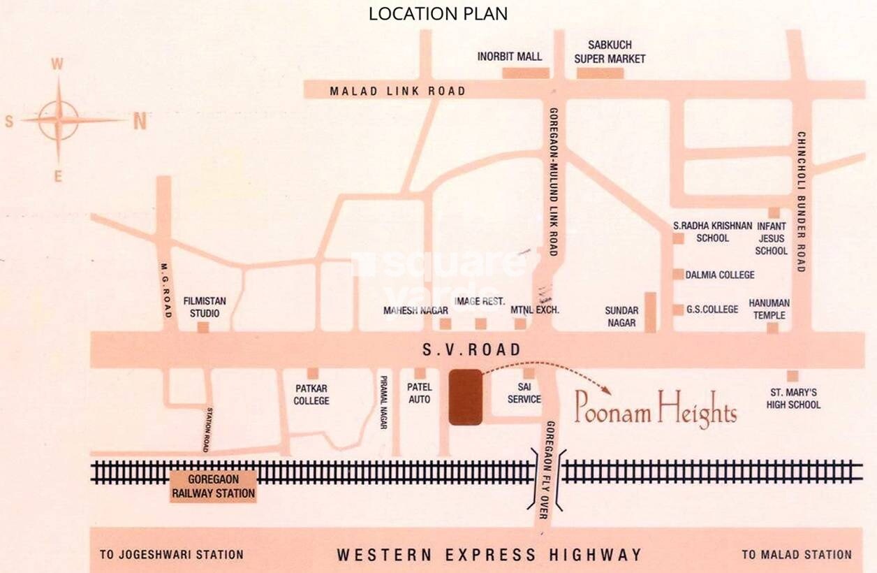 Poonam Heights Location Image