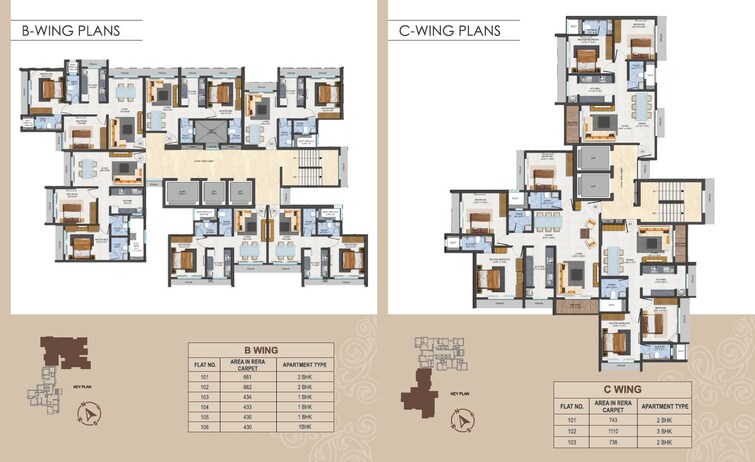 Poonam Vaishno Heights Floor Plans