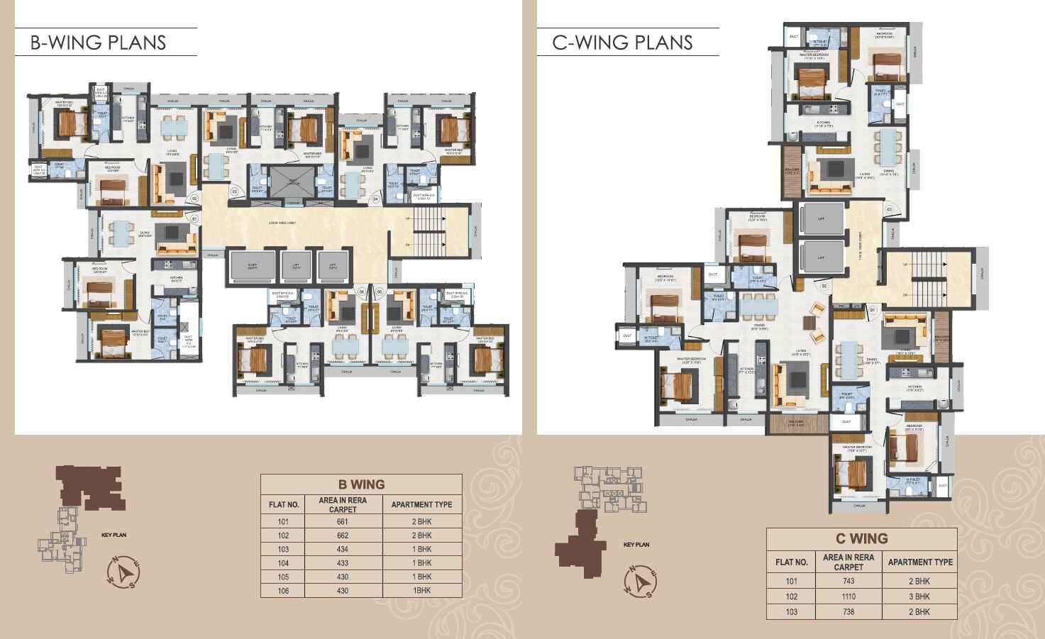 Poonam Vaishno Heights Floor Plans