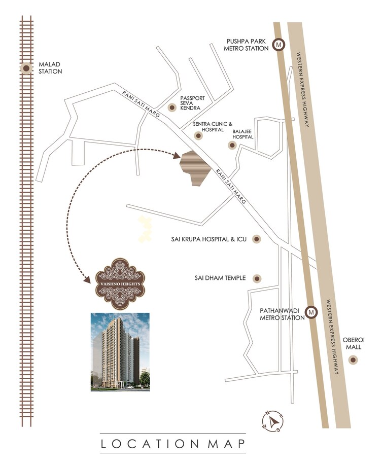 Poonam Vaishno Heights Location Image