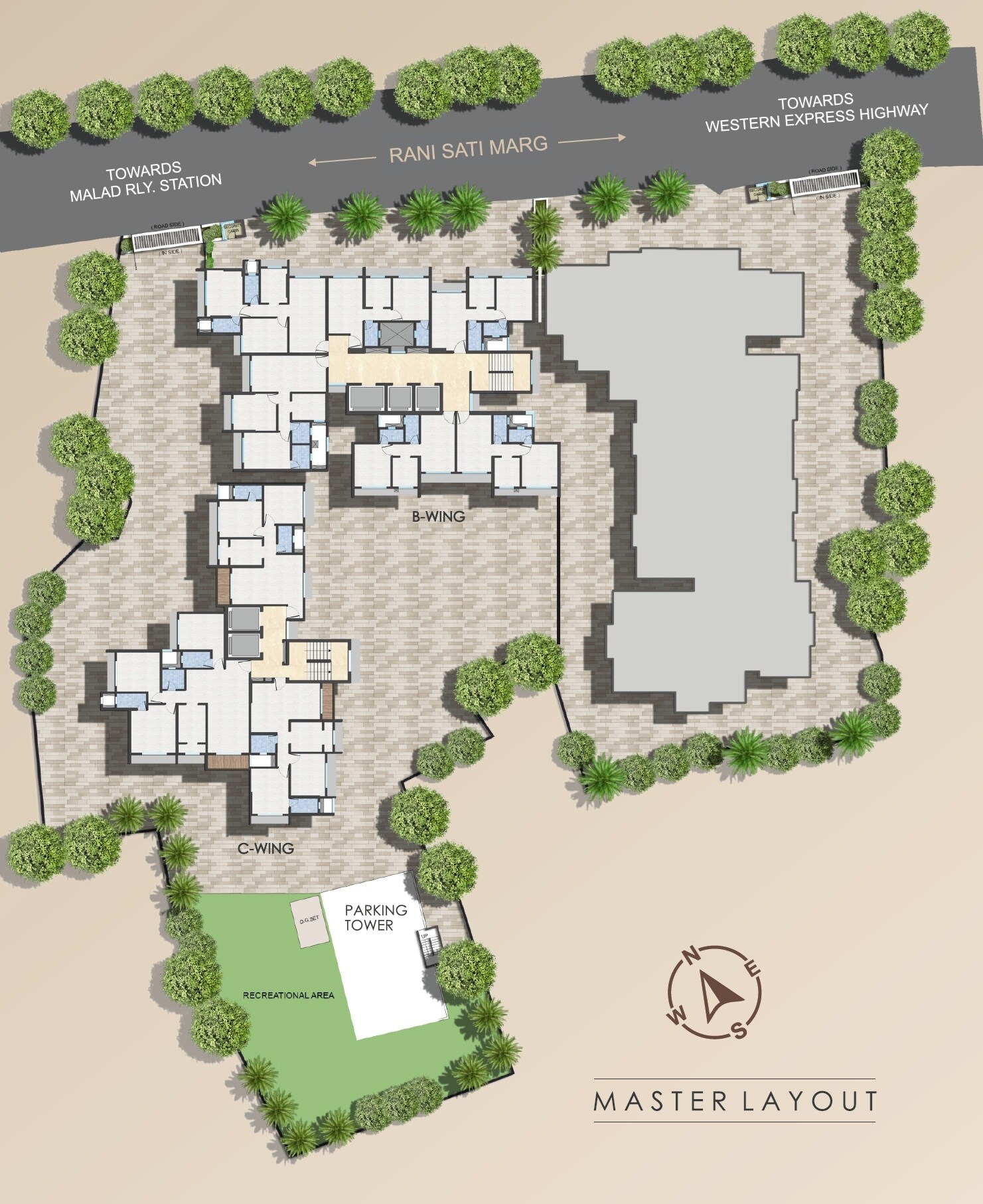 Poonam Vaishno Heights Master Plan Image