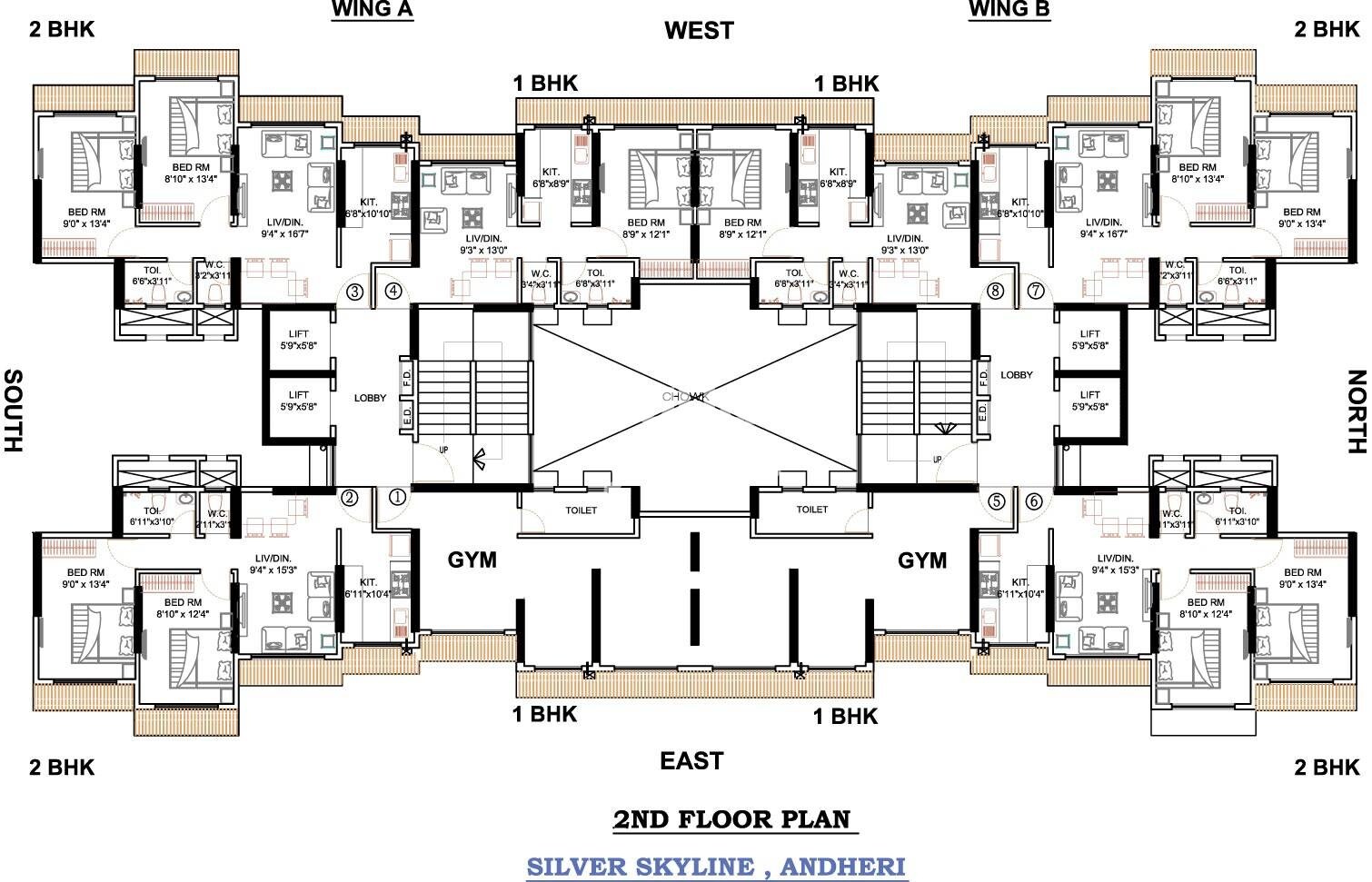 Prabhav Amberley Tower Floor Plans