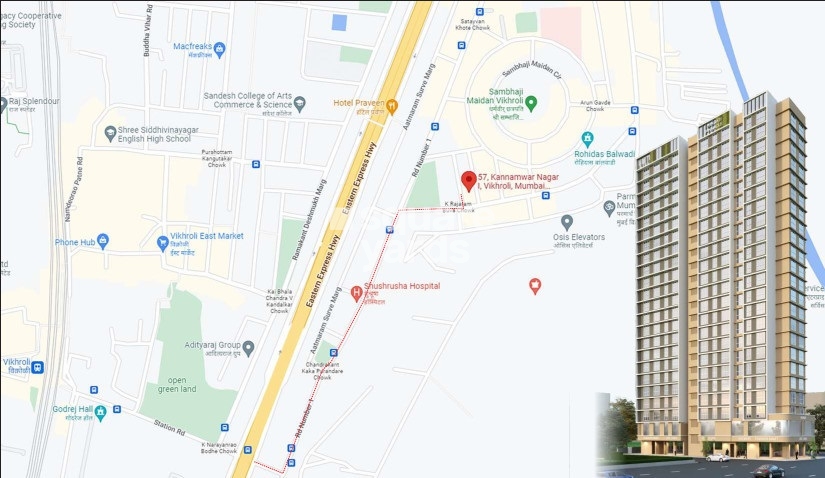 Pragati Pinnacle Location Image