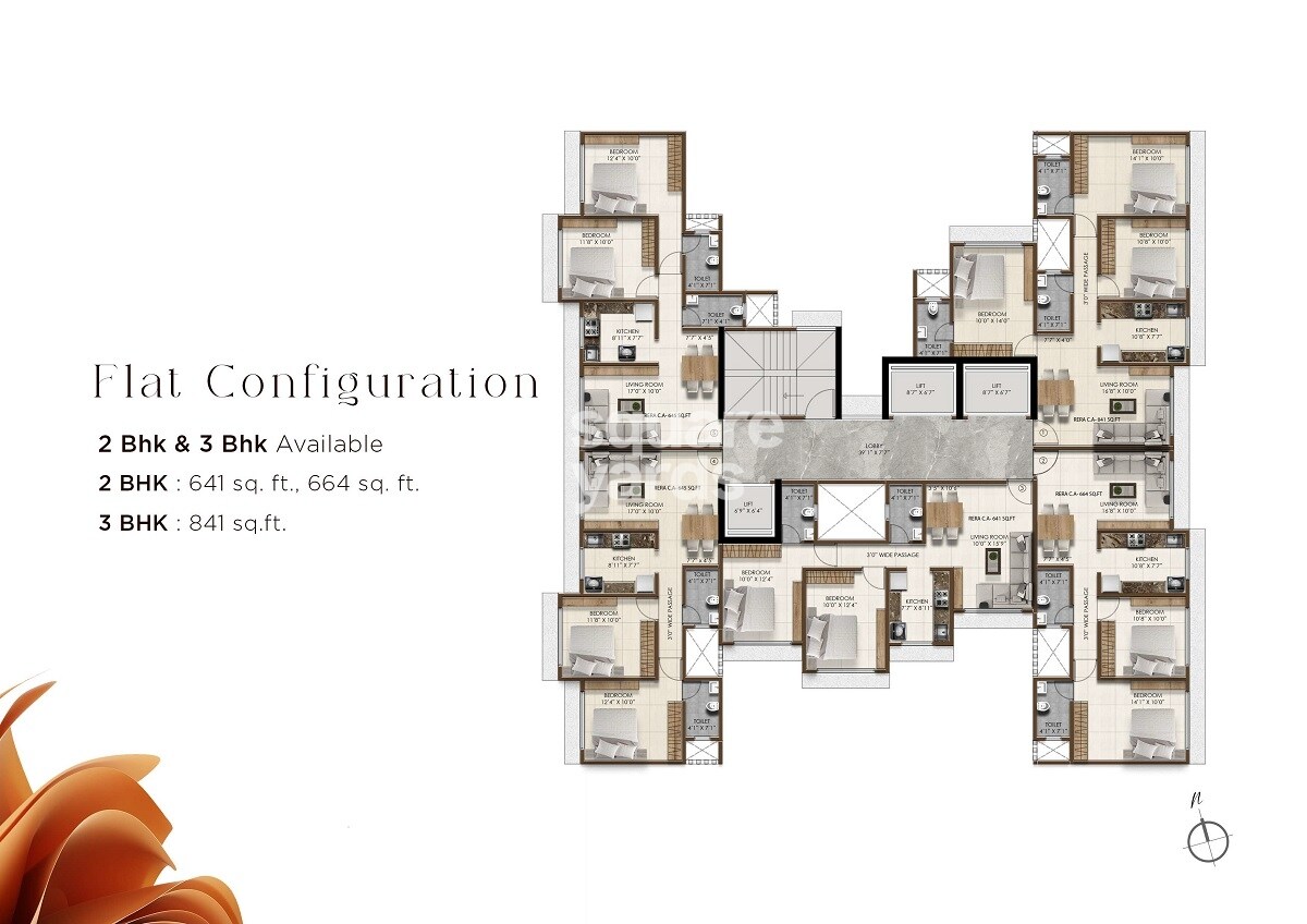 Pranav Ankur Residency Floor Plans 3
