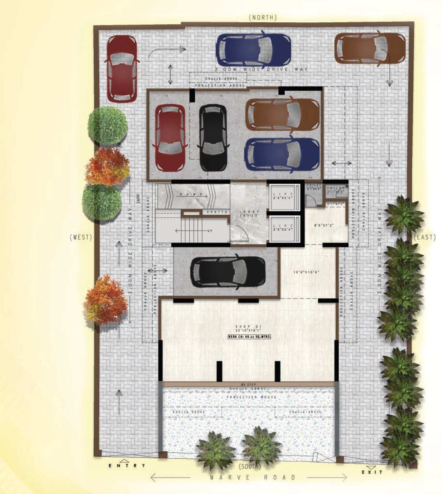 Pranav Gold Coin Residency Master Plan 1
