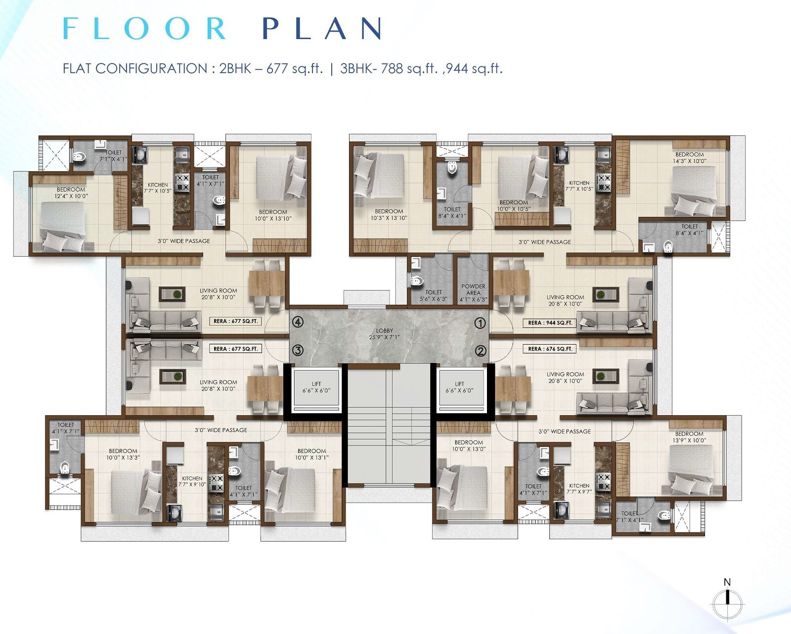 Pranav Lakshman Tower CHS Floor Plans