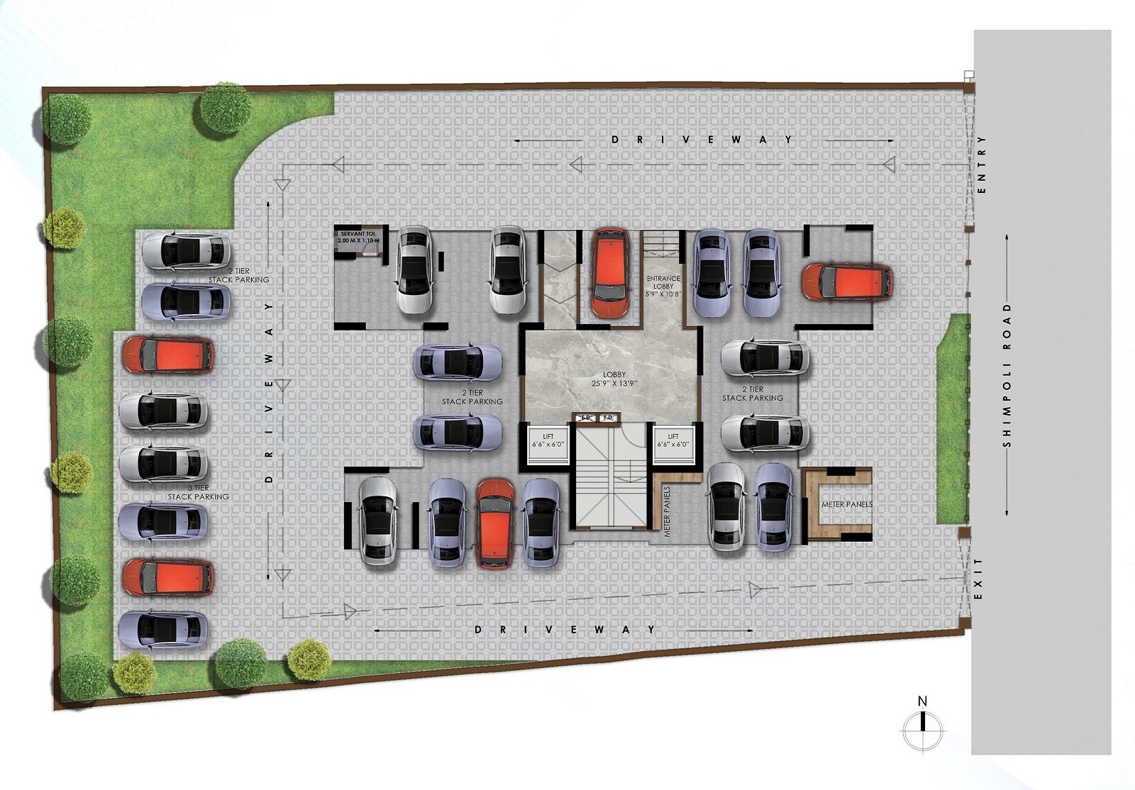 Pranav Lakshman Tower CHS Master Plan Image