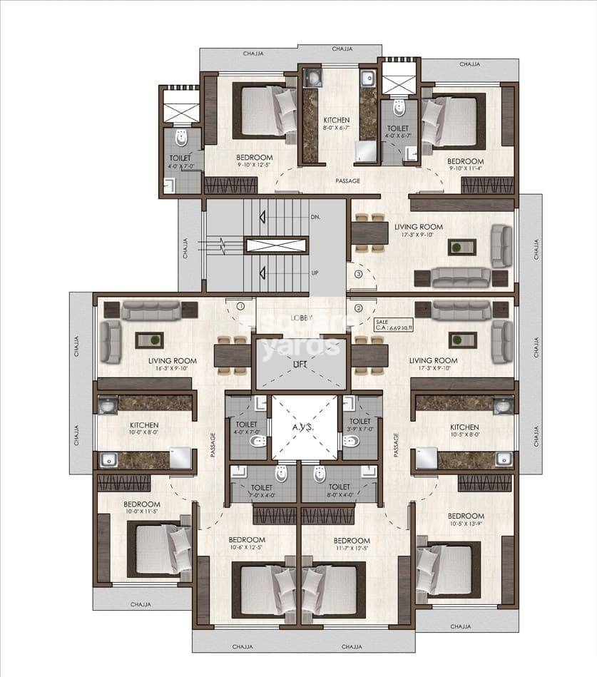 Pranav Navchandrakunj CHS Floor Plans