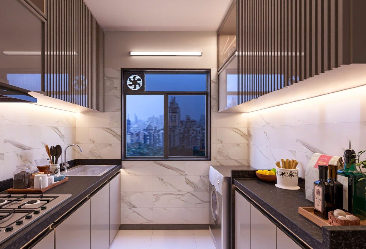 Pranav Om Manikanta CHS Apartment Interiors 3