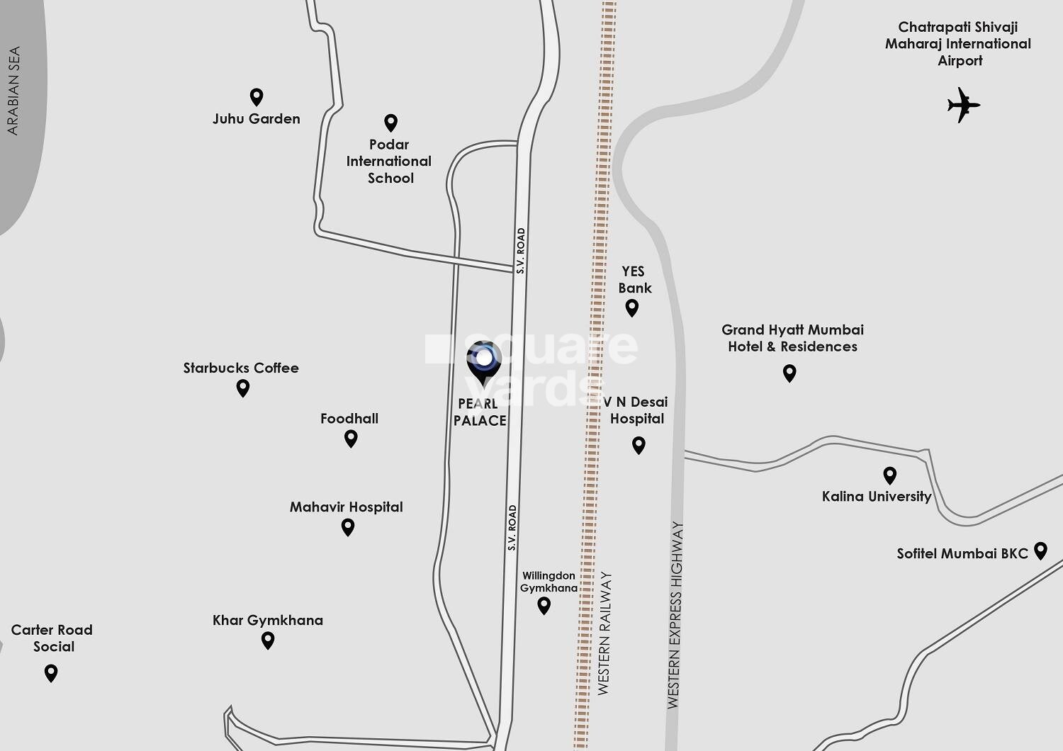 Pranav Pearl Palace Location Image