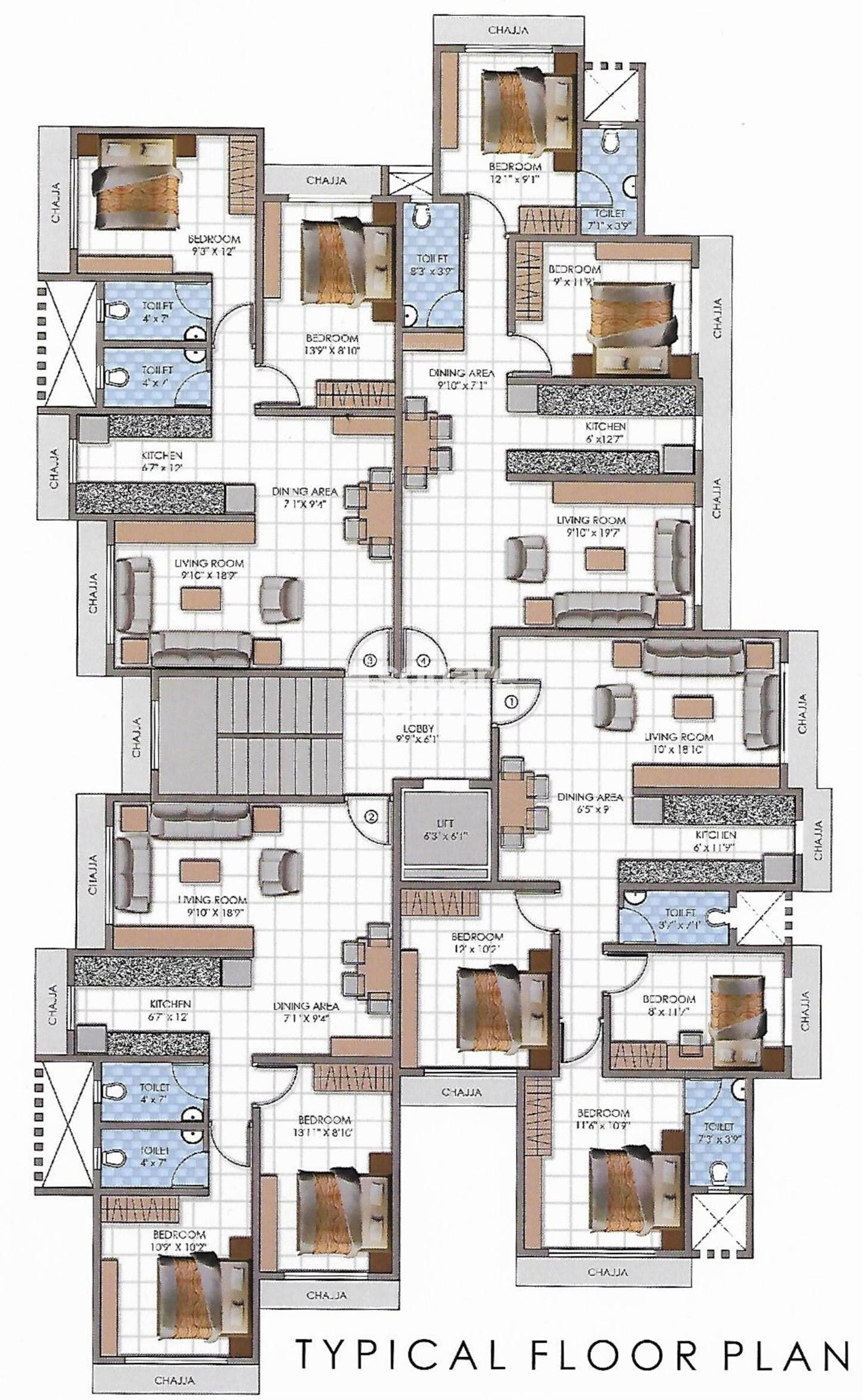 Pranav Ulka CHSL Floor Plans