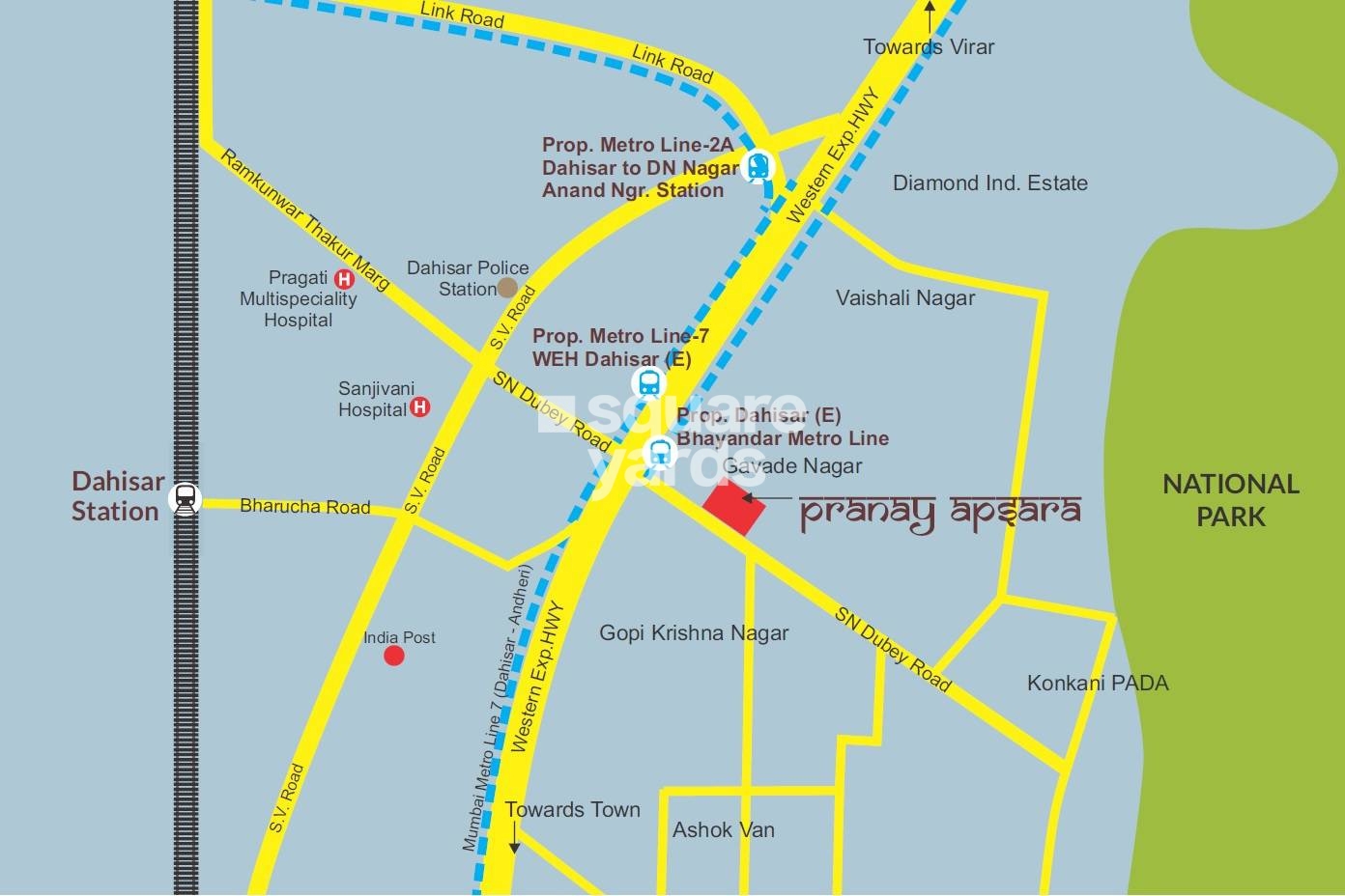 Pranay Apsara Location Image