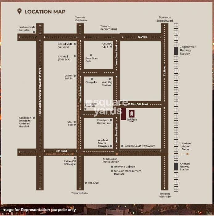 Prarthana La Alteza Location Image