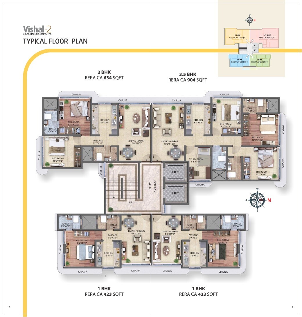 Prasham Vishal 2 Floor Plans