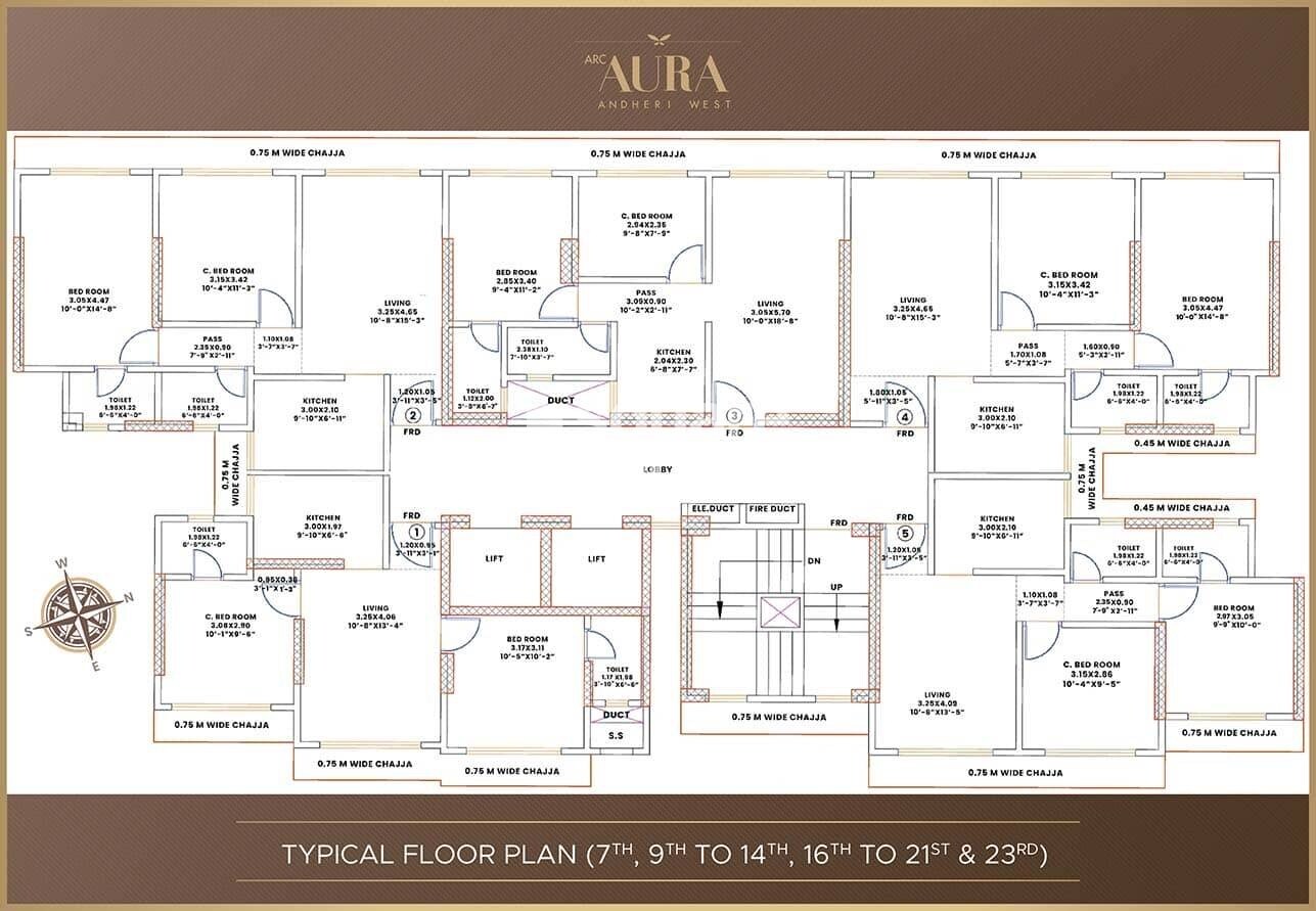 Pratham ARC Aura Floor Plans