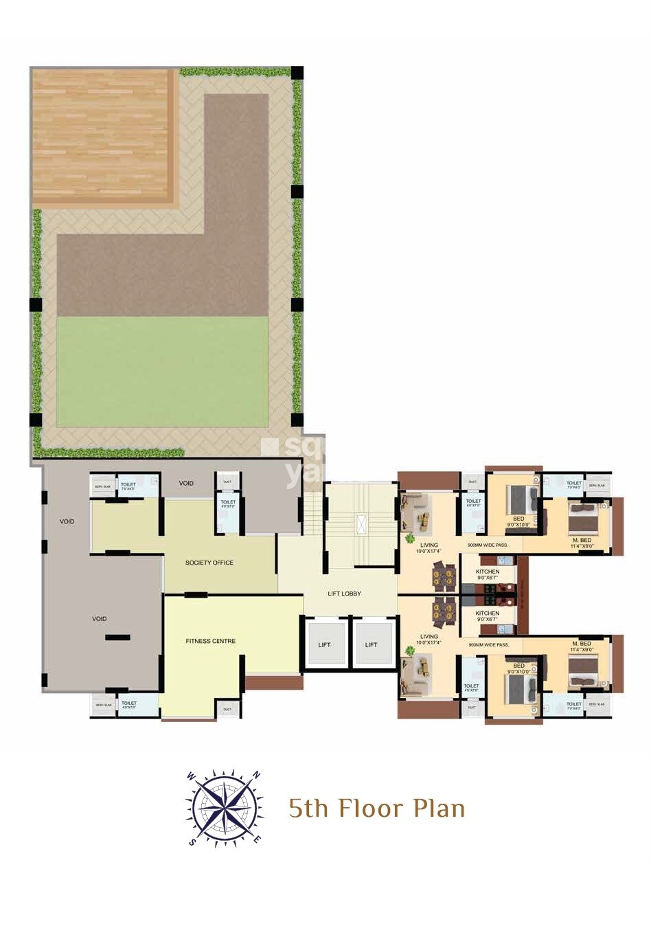 Pratik Paradise Floor Plans 1