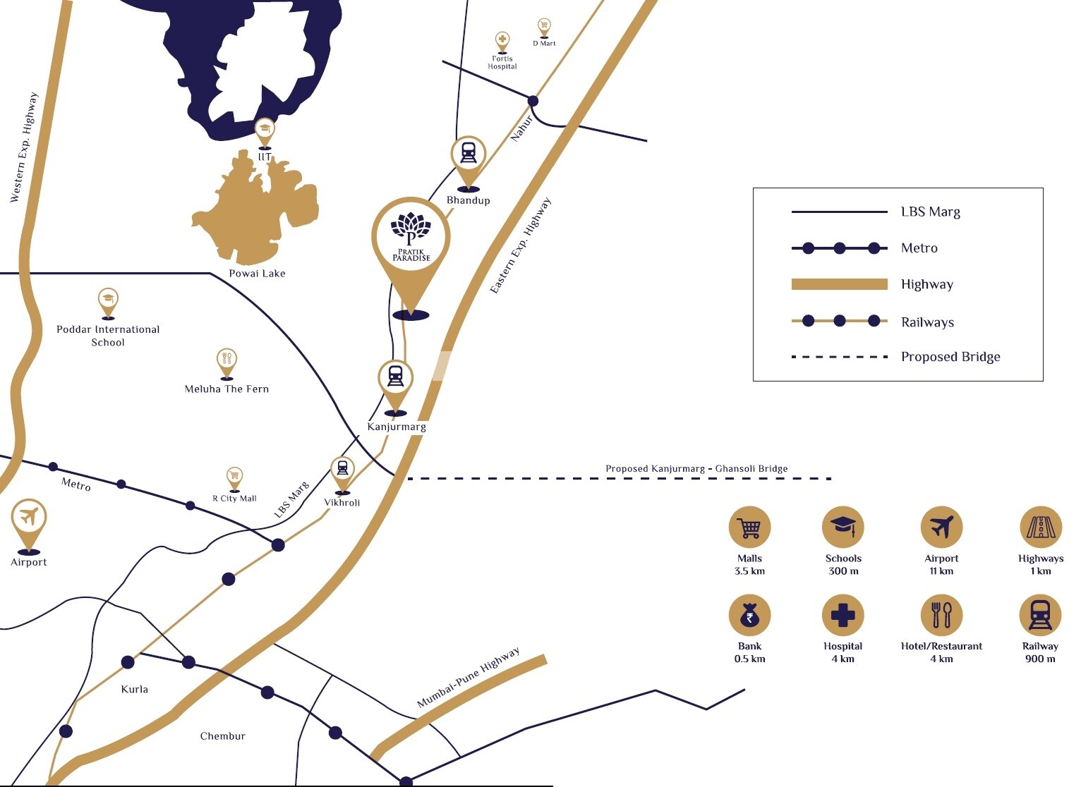 Pratik Paradise Location Image